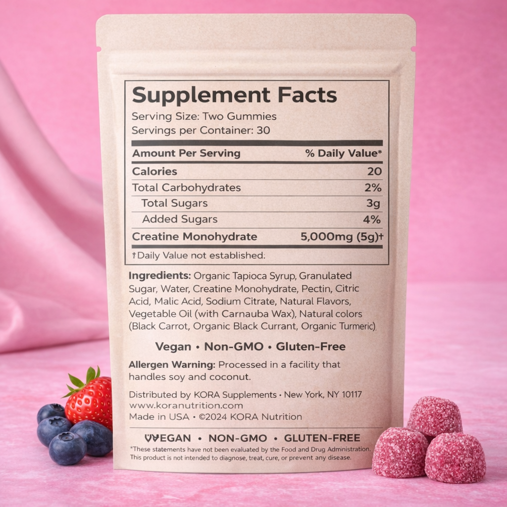 KORA Berry Creatine Gummies™