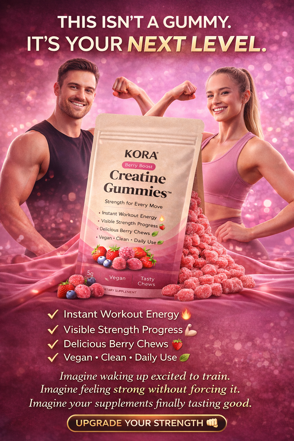 KORA Berry Creatine Gummies™